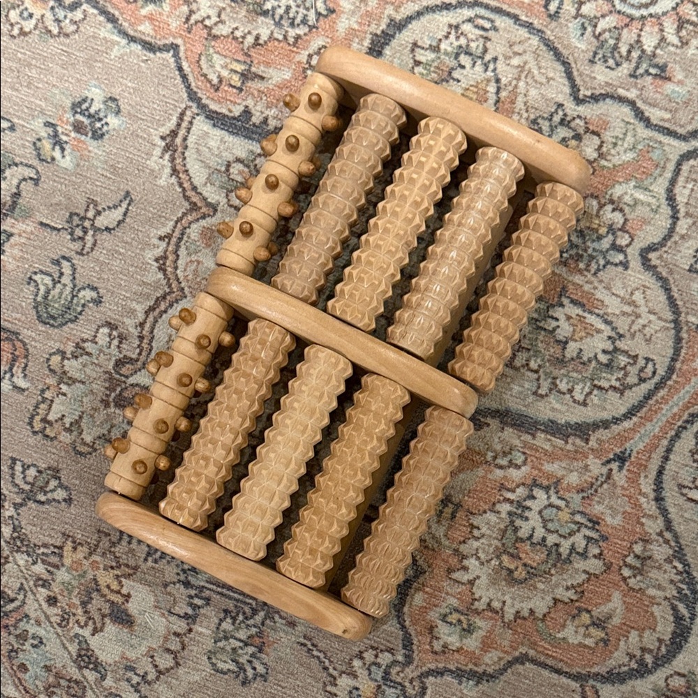 Theraflow Wood Foot Massager